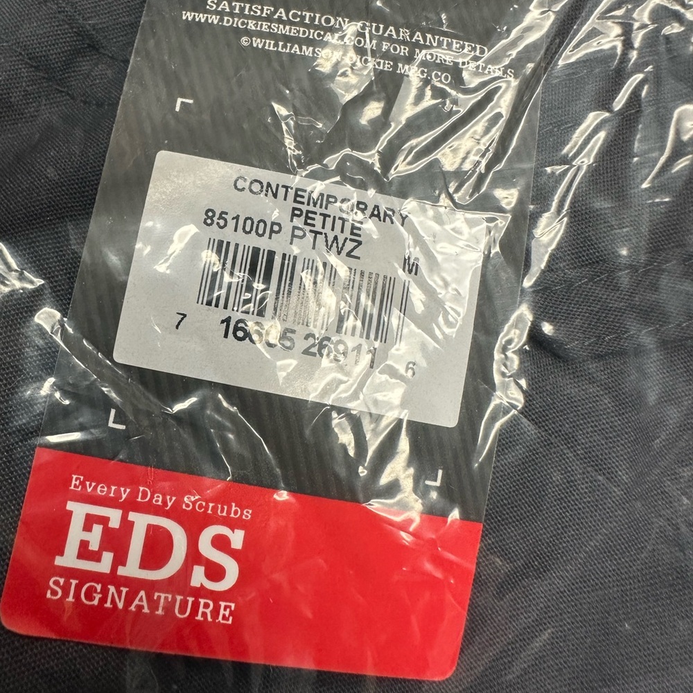 Dickies EDS Signature Scrubs Pant for Women Low Rise Drawstring Cargo 85100P Pet - Picture 2 of 2